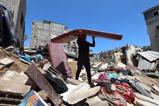 Israel cut off Gaza from all imports in early March, leading to dire shortages of food, medicine and other supplies. (File/AFP)