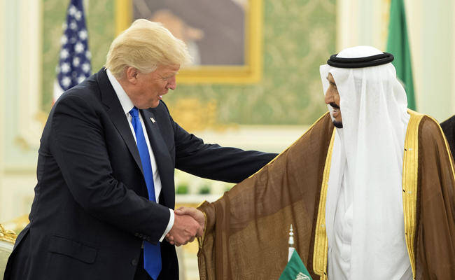 Trump is expected to arrive in Riyadh on May 13. (SPA/File)