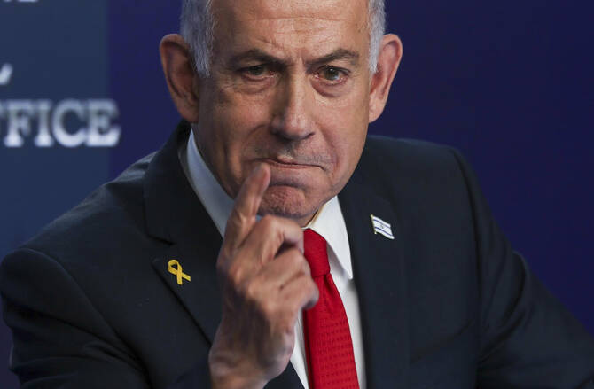 International Criminal Court prosecutors have urged judges to reject a request by Israel to scrap arrest warrants for Prime Minister Benjamin Netanyahu and his former defense minister. (AP)