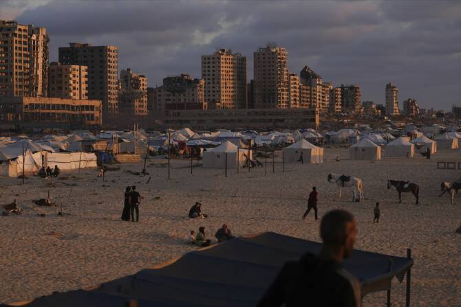 The WHO said Gazans were suffering acute shortages of food, water, medical supplies, fuel and shelter. (AP)