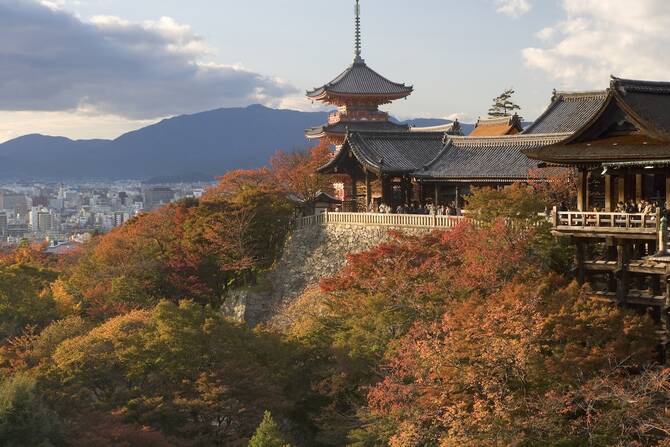 Kiyomizu-dera Temple in Kyoto. (Getty Images)