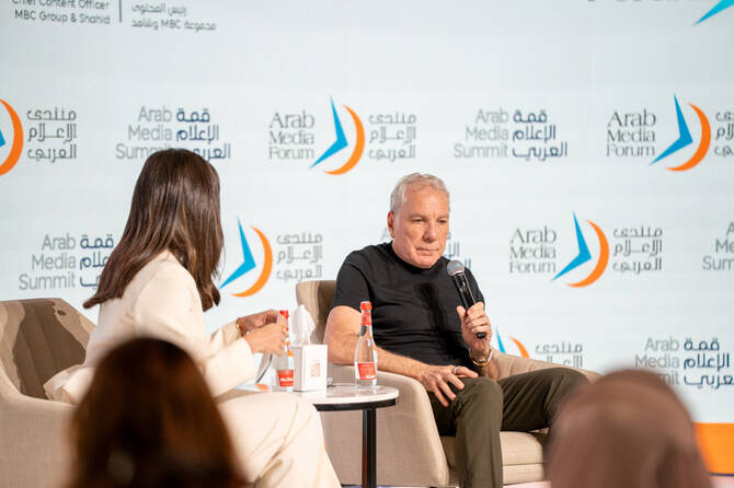 MBC’s Group Director Ali Jaber in Dubai. (AN photo/Abdurrahman Fahad Bin Shulhub)