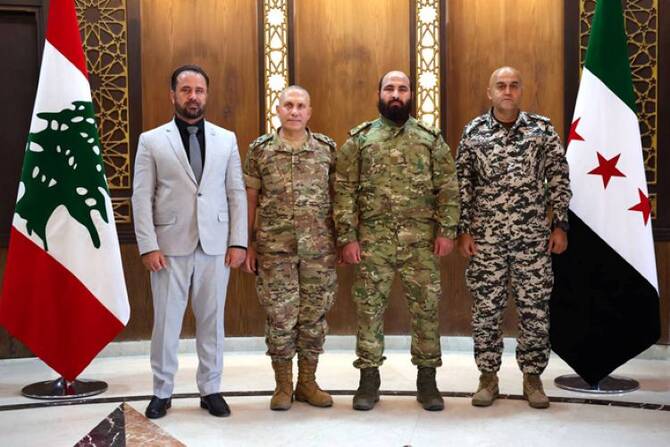 Lebanese and Syrian delegations met in Damascus to discuss procedures for controlling cross-border smuggling. (Supplied)