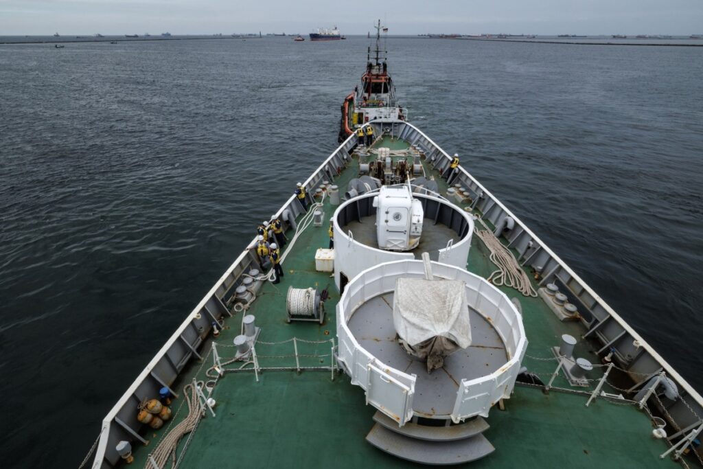 The Japan Coast Guard issued a statement late Wednesday saying that the buoy was no longer in place. (AFP)