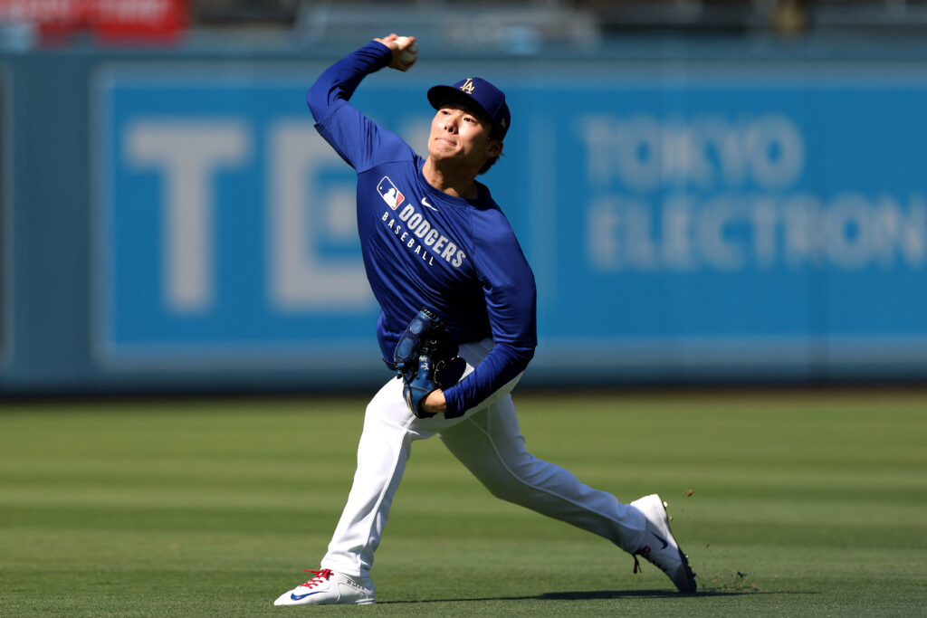 Yamamoto joined the Dodgers last season after signing a $325 million, 12-year contract in December 2023. (AFP)