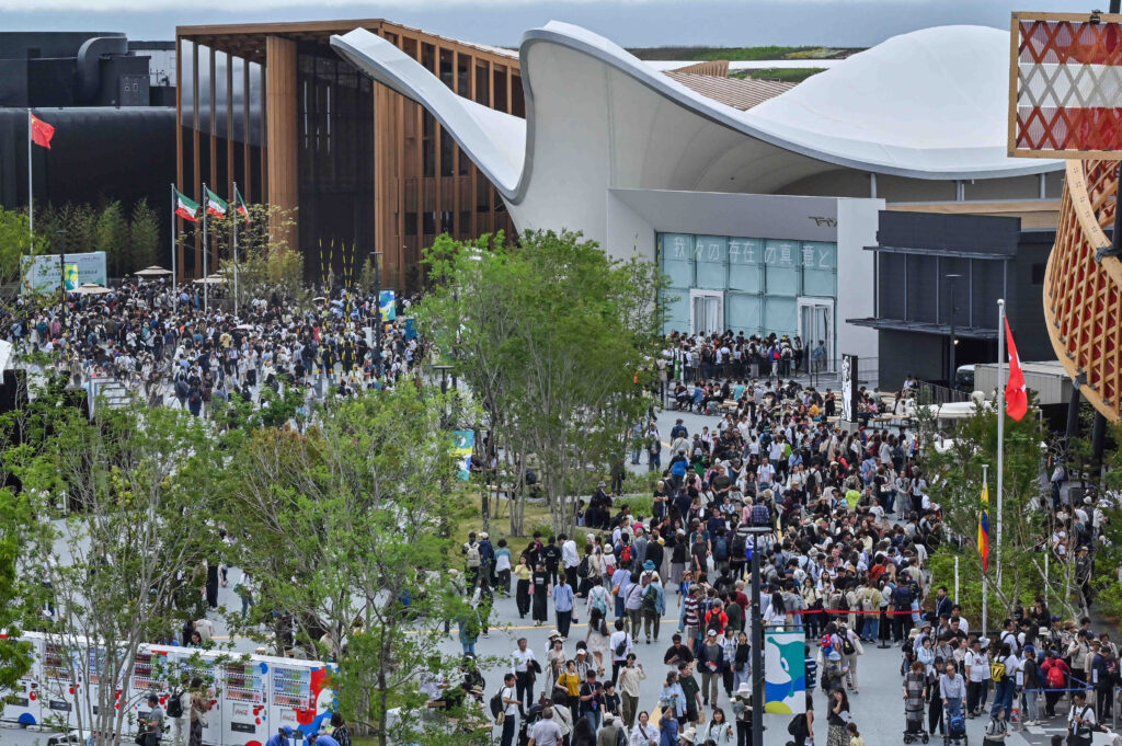 The event opened on April 13 and runs until mid-October. (AFP)