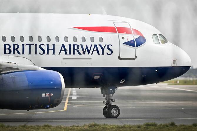 British Airways cited security concerns for the decision, having suspended flights to Tel Aviv in May following a Houthi missile attack. (AFP)
