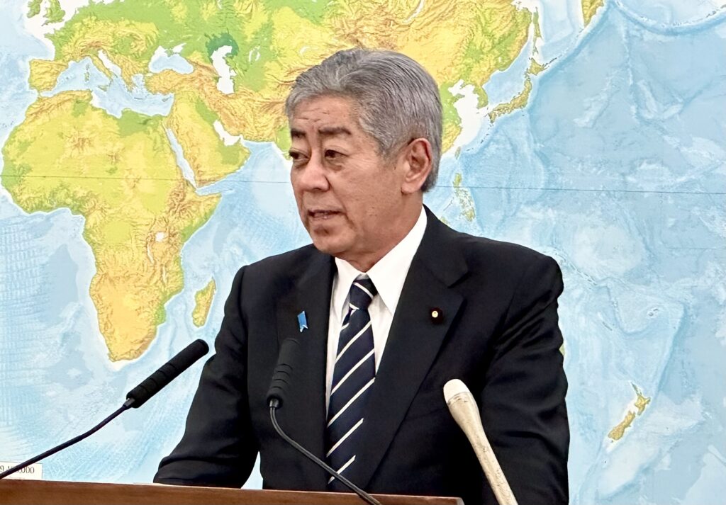 Japan’s Foreign Minister IWAYA Takeshi. (ANJ)