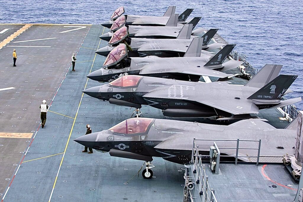 Iwakuni is home to two permanently stationed F-35B squadrons and another unit from Yuma, Fighter Attack Squadron 214, which arrived in March as the first F-35B rotational unit in Japan. (U.S. Navy)