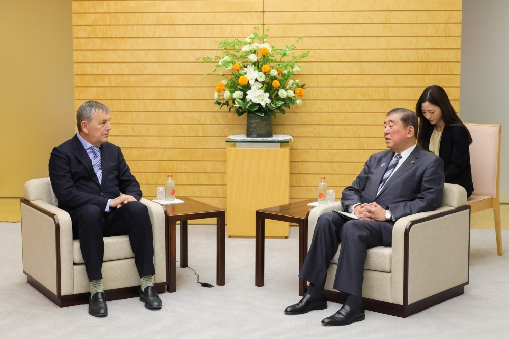 The pair reaffirmed their commitment to continue working closely together in supporting Palestine refugees as the people in Gaza face severe circumstances. (MOFA)