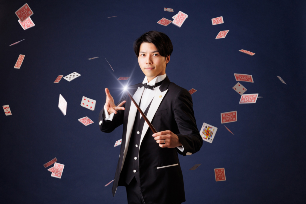 Taishi Ukai shares his story and experience with performing magic tricks.