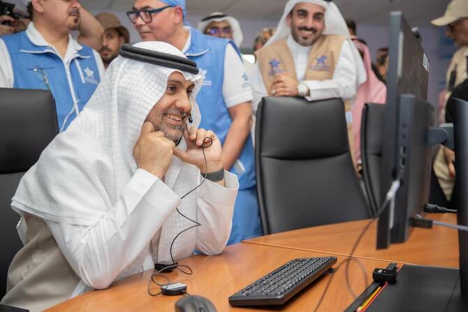 Saudi Minister of Health Fahad Abdulrahman AlJalajel visits King Abdullah Medical City in Makkah. (Supplied)