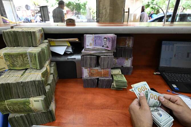 The sanctions relief covers new investment in Syria, provision of financial services and transactions involving Syrian petroleum products. (AFP)