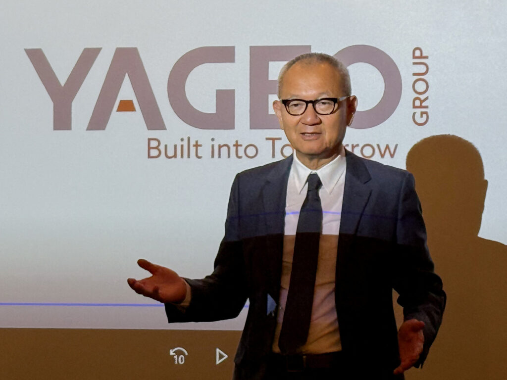 Chairman Pierre Chen told reporters in Taipei on Saturday that the company will meet with Shibaura in mid-June in Tokyo to discuss potential cooperation. (Reuters)