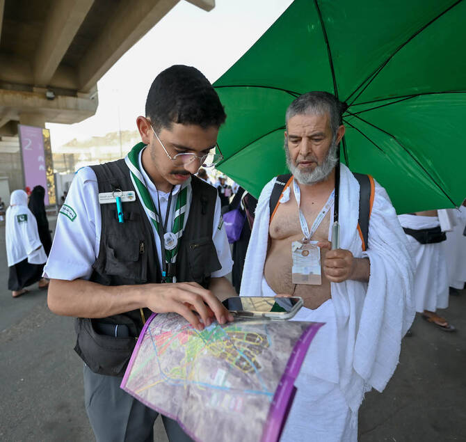 This year’s pilgrims have arrived in Mina for the Day of Tarwiyah, preparing for the most important day of Hajj — the Day of Arafat — on June 5. (AN Photo/Basheer Saleh)