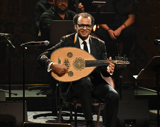 Highlights included a concert at Ithra Theater by Egyptian oud virtuoso Islam Al-Qasabgy, known for blending classical Arabic music with modern styles. (@VisitIthra)