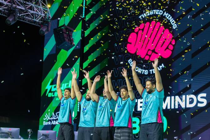 Twisted Minds lead the Saudi eLeagues standings at the end of firts phase of the 2025 season. (SUPPLIED)