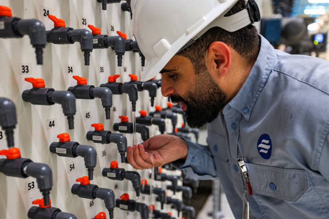 The National Water Strategy aims to boost treatment and reuse significantly by 2030 — targeting treatment of up to 10 million cubic meters daily and reuse rates of 70 percent. (AFP)
