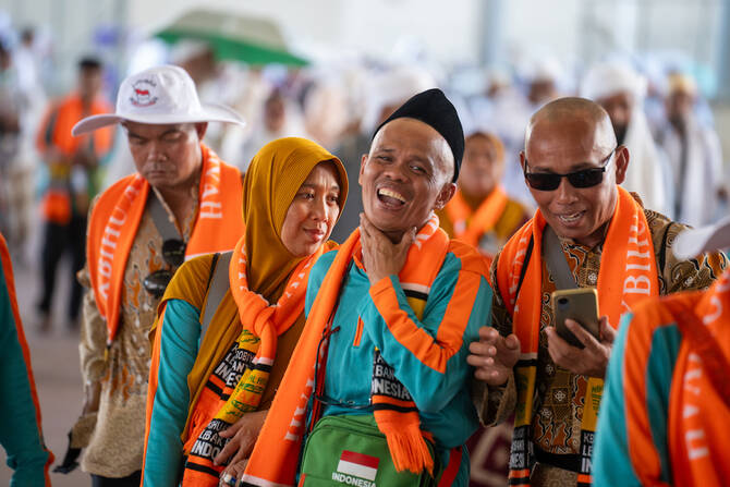 Many pilgrims are preparing to return home, with their hearts filled with gratitude and peace after completing their pilgrimage. (AN Photo/Abdulrahman Shalhoub)