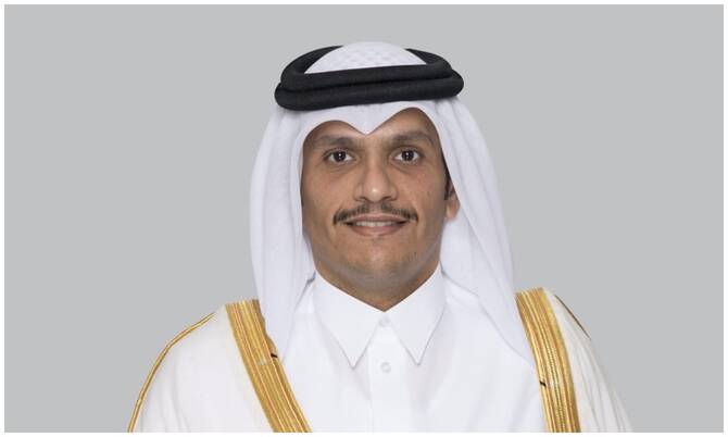 Qatar’s foreign minister Sheikh Mohammed bin Abdulrahman bin Jassim Al-Thani. (Qatar Tribune)