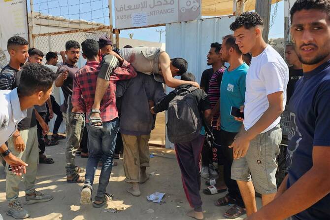 The UN human rights chief says Israel’s warfare in Gaza is inflicting “horrifying, unconscionable suffering” on Palestinians. (AFP)