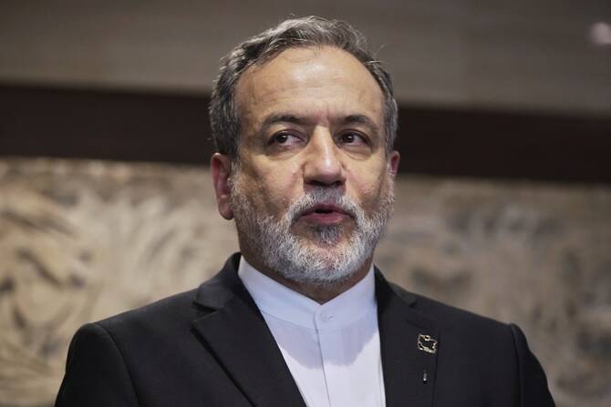 Iran’s Foreign Minister Abbas Araghchi. (AP/File)