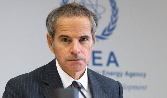 Director General of the International Atomic Energy Agency (IAEA) Rafael Grossi. (AFP)