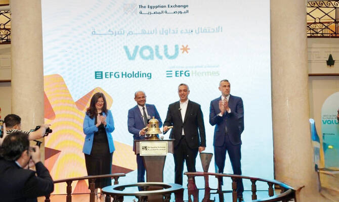 Valu, a buy now, pay later fintech platform operating under EFG Hermes Holding, has officially listed its shares on the Egyptian Exchange. (Supplied)
