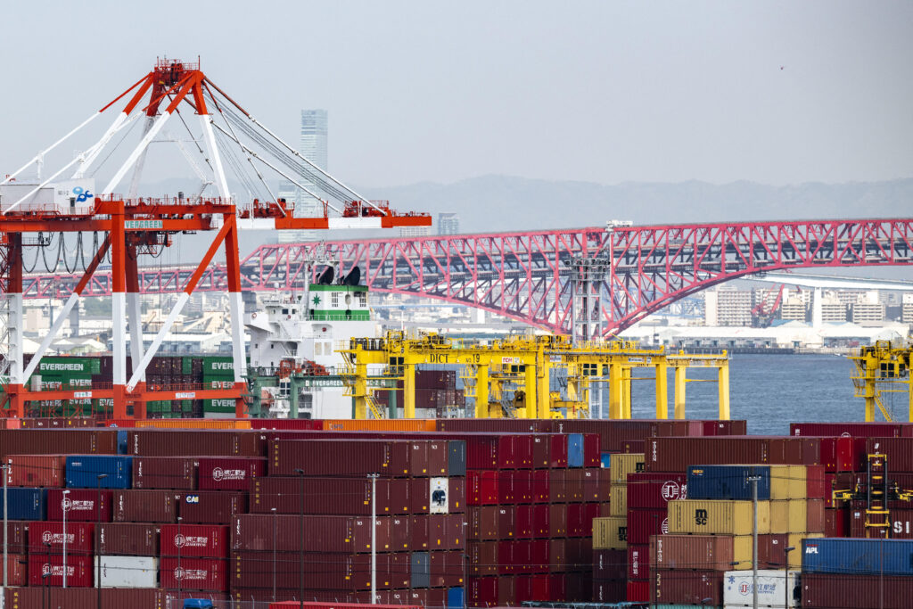 Exports fell 1.7% year-on-year, which was less than the decline analysts had forecast, the Finance Ministry reported Wednesday. (AFP)