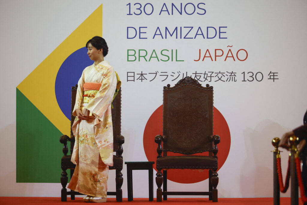 Princess Kako will visit another seven cities, including Rio de Janeiro and capital Brasilia, where she is expected to meet President Luiz Inácio Lula da Silva. (AFP)