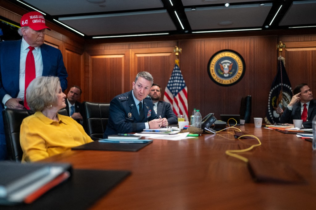 Minister Iwaya observed that prior to the American bombing, negotiations between the US and Iran, intended to peacefully resolve the nuclear issue, had been suspended. (AFP)