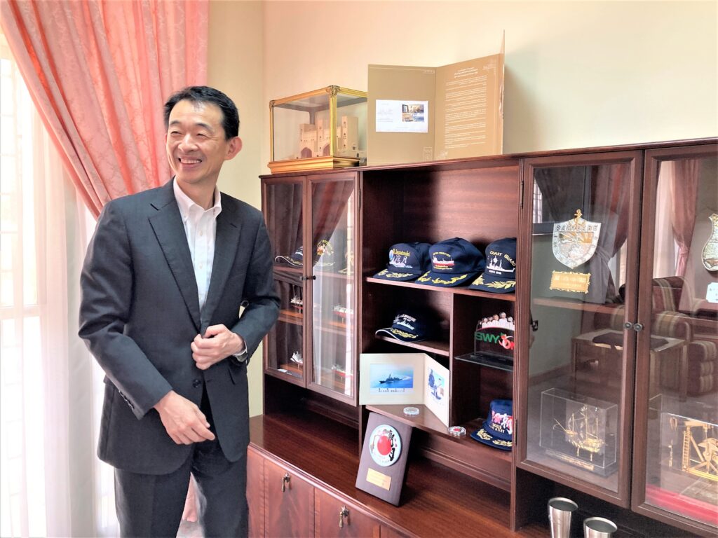 The ambassador wished both commanders safe and successful journeys in their upcoming missions. (Embassy of Japan in Oman)