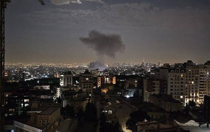 Israel carries out wide ranging attacks across Iran. (West Asia News Agenc/Reuters)