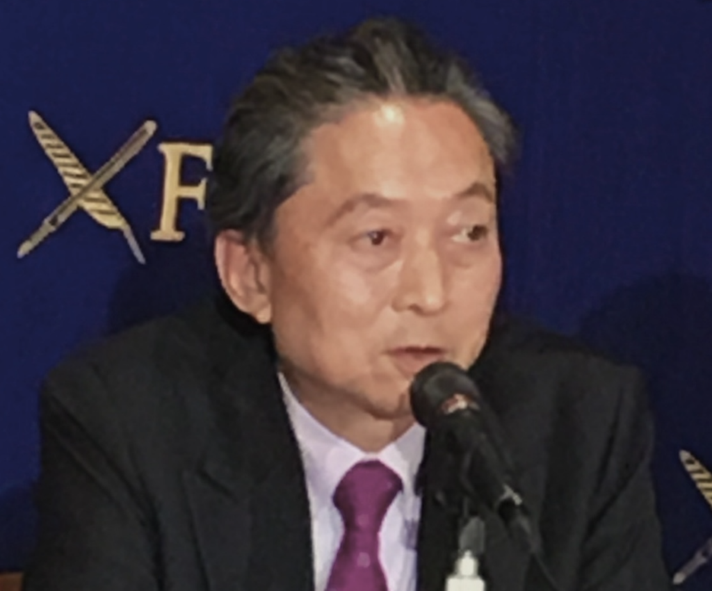 Former Japanese Prime Minister HATOYAMA Yukio. (ANJ)