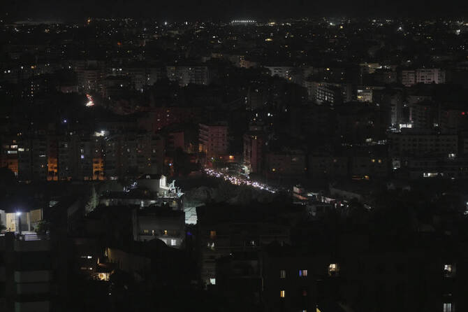 Residents evacuate after Israeli warnings of an impending attack on Dahiyeh, a southern suburb of Beirut, Lebanon, Thursday, June 5, 2025. (AP)