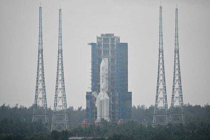 China plans to build a permanent lunar base by 2035 (File/AFP)