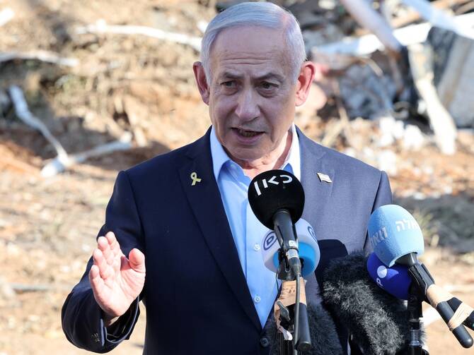Long before assuming Israel’s leadership, Netanyahu mastered the art of repetition (File/AFP)
