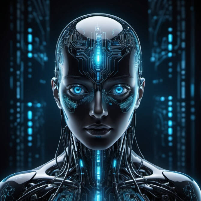 Superintelligent AI image courtesy of OpenArt