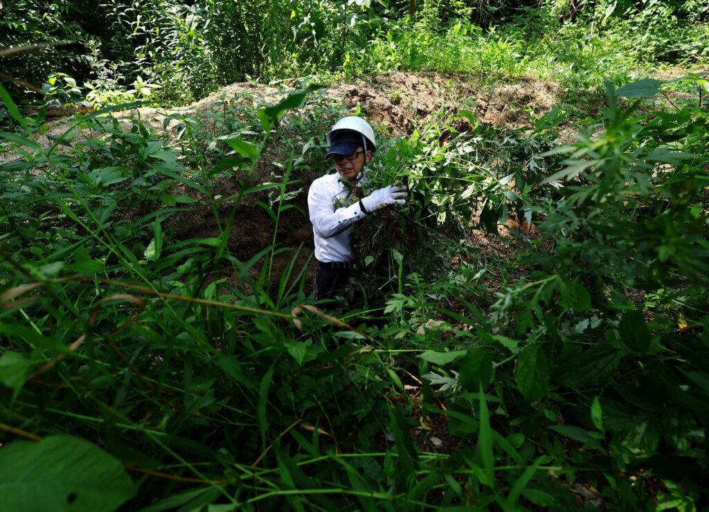 For the 47-year-old researcher, unearthing even the tiniest fragments on Ninoshima Island is a sobering reminder that the war is a reality that persists - buried, forgotten and unresolved. (Reuters)