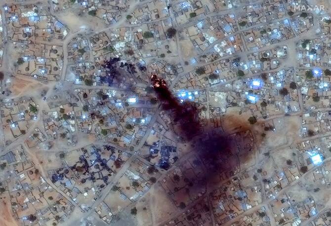 The paramilitaries have intensified attacks on El-Fasher. (AFP)