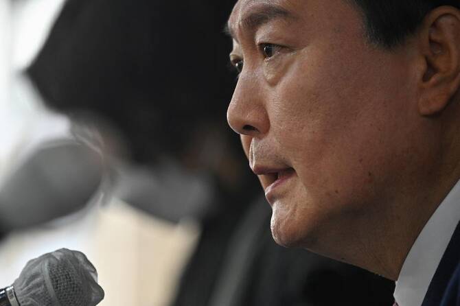 Former South Korean President Yoon Suk Yeol was summoned on Saturday for hours of questioning by the special counsel as part of the probe over the insurrection charges. (AFP)