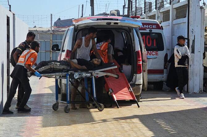 Israel has raided and attacked hospitals across the Gaza Strip during the 21-month war in Gaza. (File/AFP)