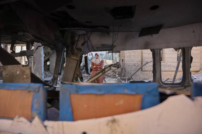Desperation is mounting in the Palestinian territory of more than 2 million, which experts say is at risk of famine because of Israel’s blockade and nearly two-year offensive. (FILE/AFP)