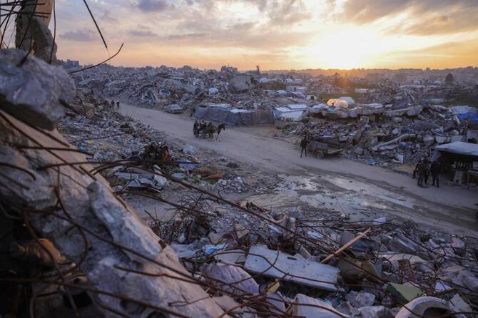 Israel’s war in Gaza has killed more than 59,000 Palestinians, according to Gaza’s Health Ministry. (FILE/AFP)