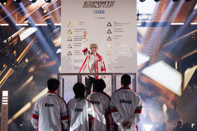 AG.AL have won the Honor of Kings Grand Final at Esports World Cup 2025 in Riyadh. (Supplied)