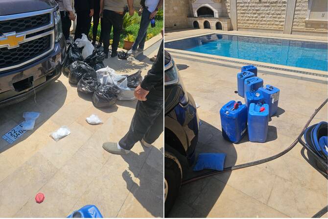 The Iraqi Interior Ministry’s General Directorate of Drug Affairs revealed that officers seized more than 1.3 million capsules of captagon in Damascus. (Iraqi Interior Ministry)
