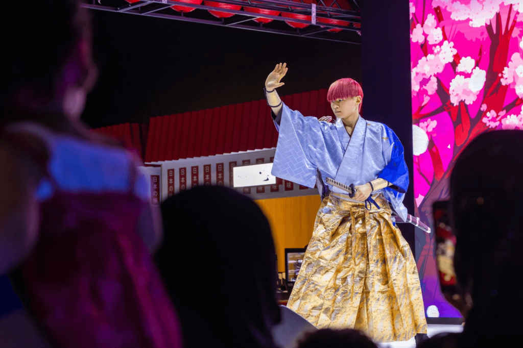 Taking place in Boulevard City, the park consists of various entertainment and cultural experiences that teleport guests from Riyadh to Japan. (Esports World Cup)