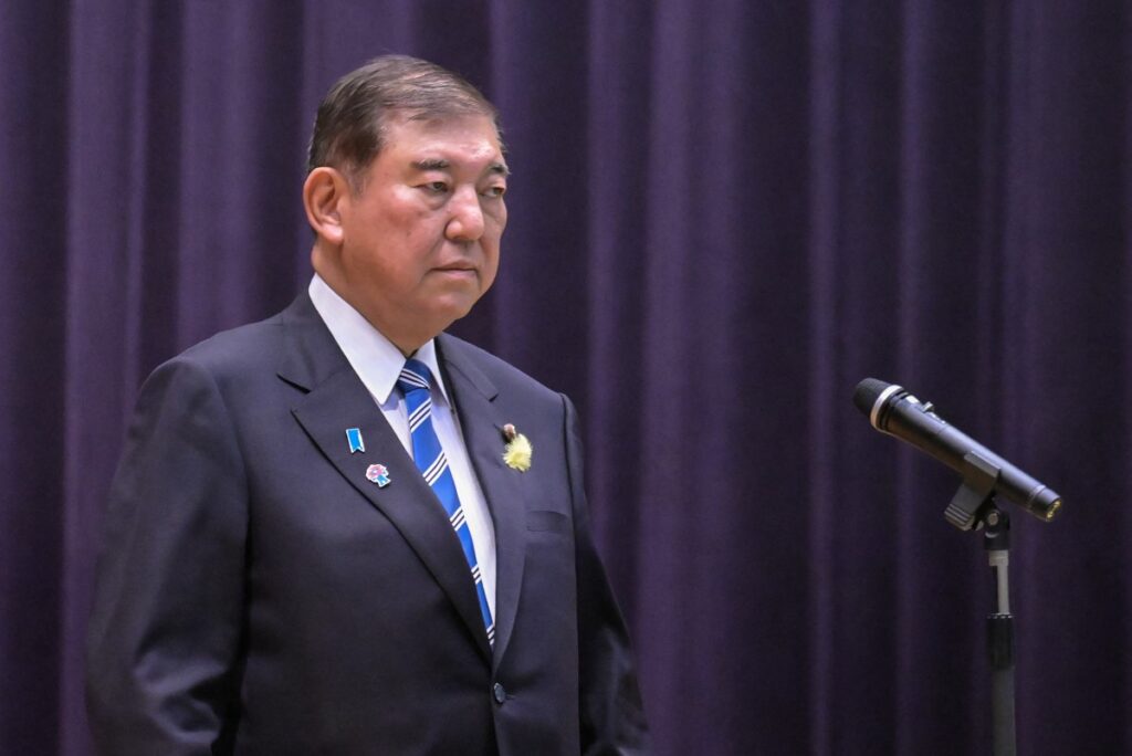 Ishiba has set a target for the coalition to win 50 upper house seats to maintain the majority, a level that in previous years would have seemed easy. (AFP)