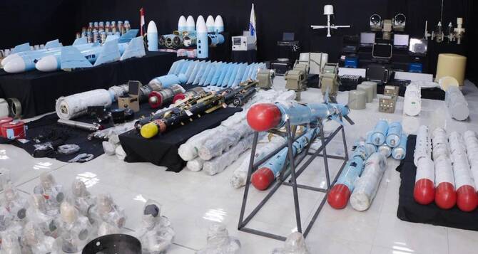 US CENTCOM said a military group known as the Yemeni National Resistance Forces had seized a ‘massive’ Iranian weapons shipment bound for Houthis. (@CENTCOM)