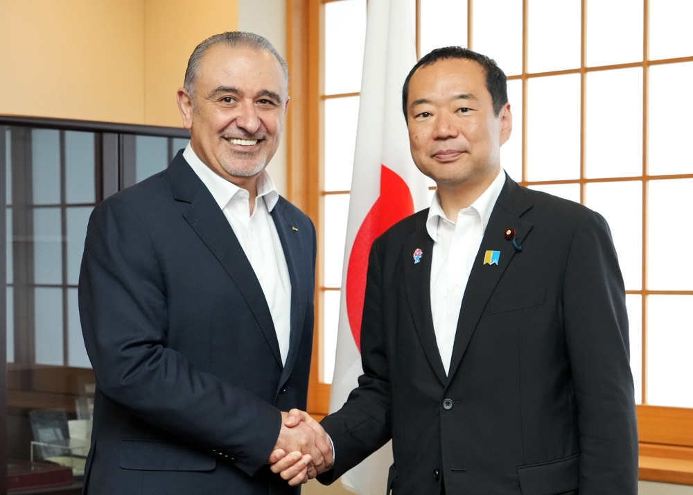 The Jordanian Ambassador, who assumed his post in Tokyo recently, also expressed his appreciation for Japan’s support. (MOFA)